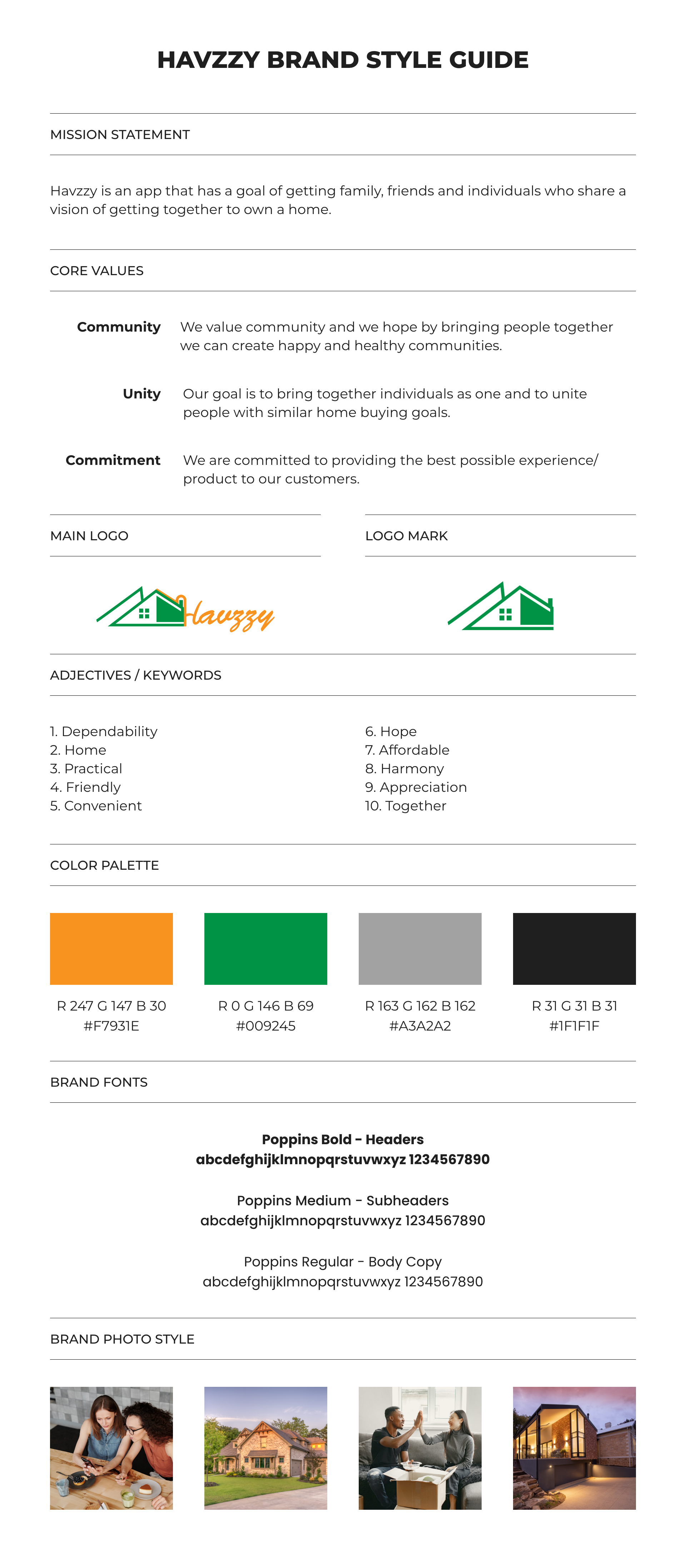 Havzzy Brand Style Guide V1